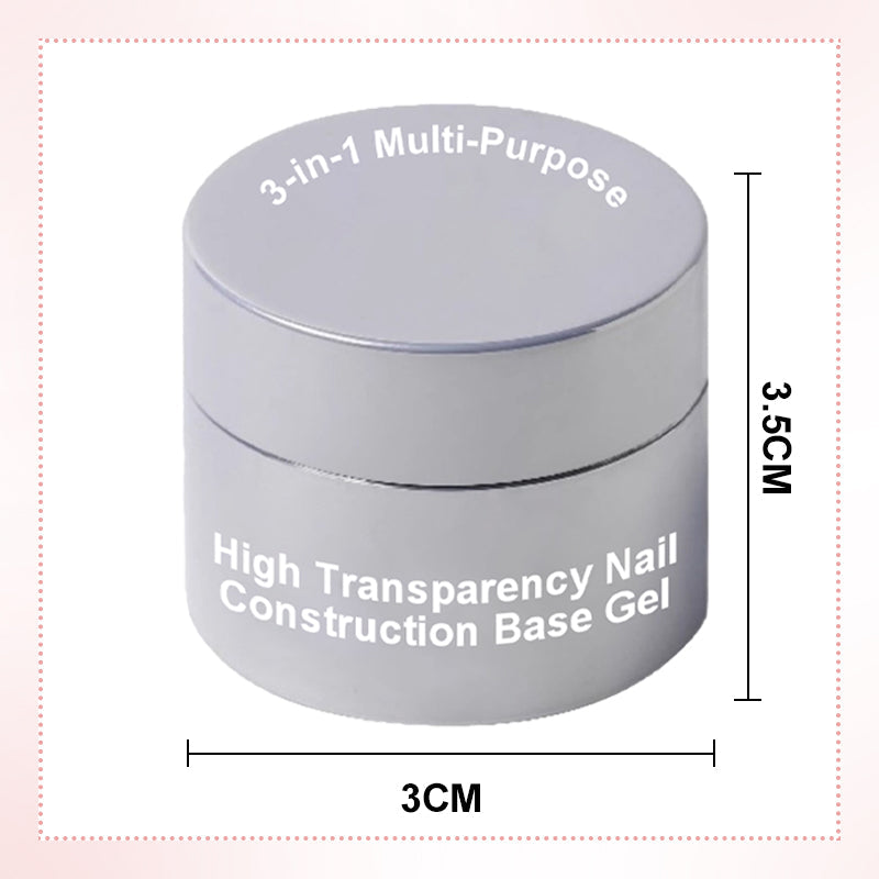 🔥Buy 2, Get 2 Free🔥 3-in-1 High Transparency Multi-Purpose Nail Base Gel