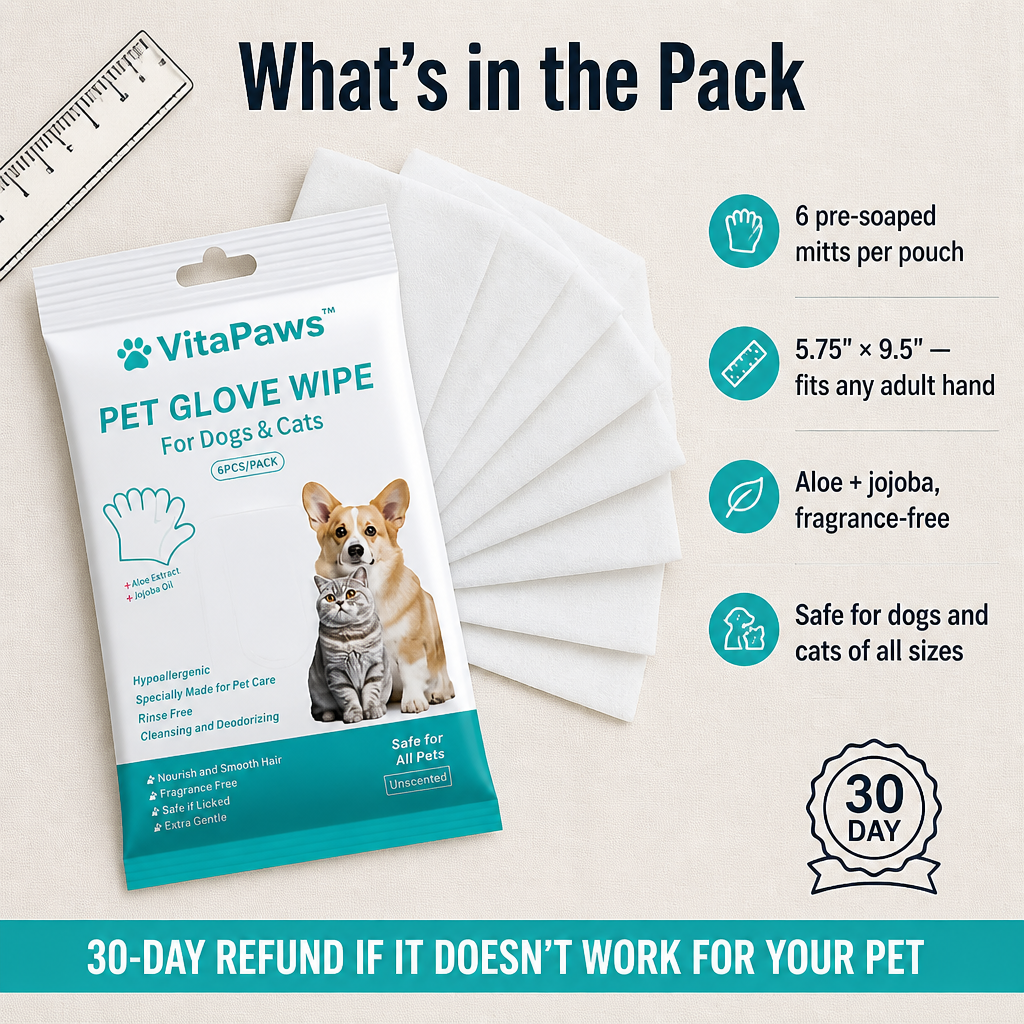 VitaPaws™ — Clean Your Dog Without the Tub, the Hose, or the Tears