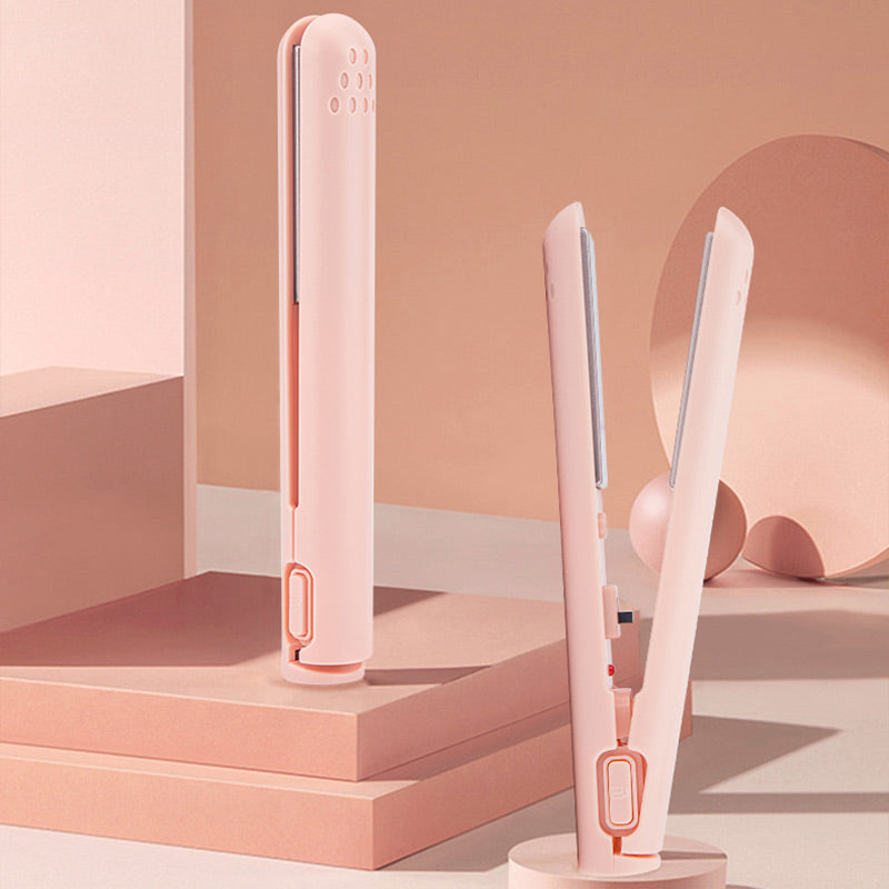 Mini dual-function curling iron (includes plug adapter)