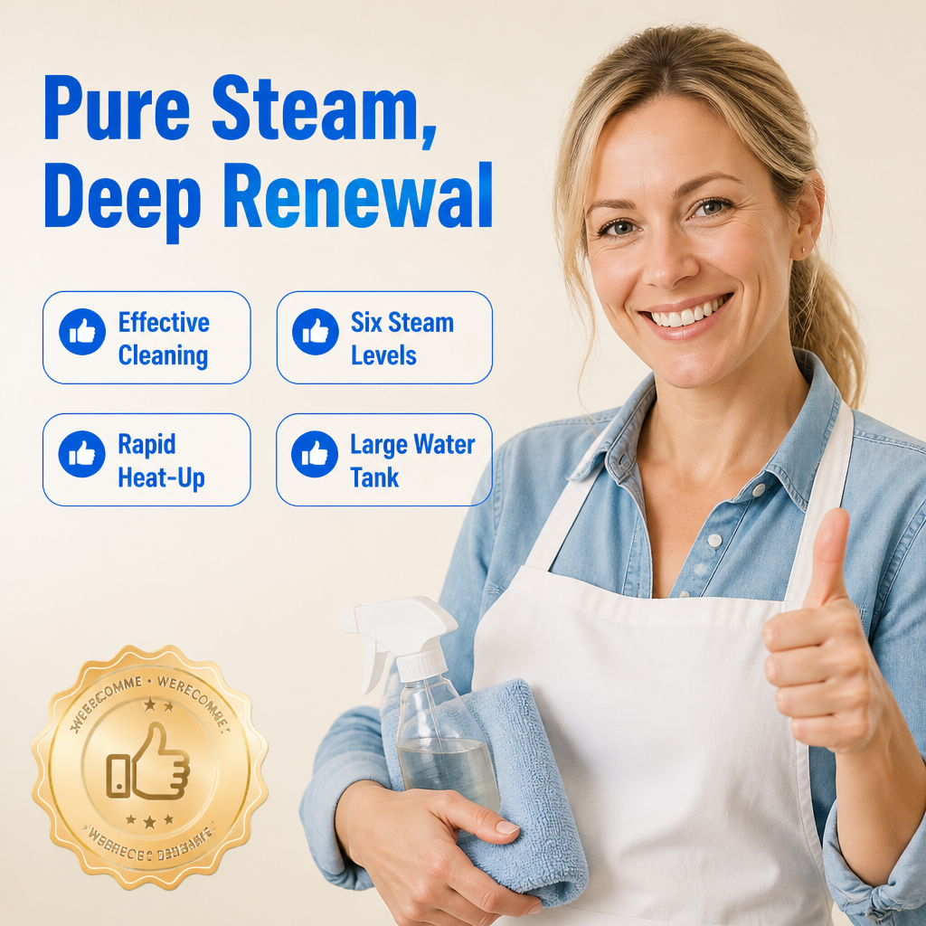 VaporaClean™ — Dissolve Baked-On Grease and Eliminate Germs Using 221°F Chemical-Free Steam