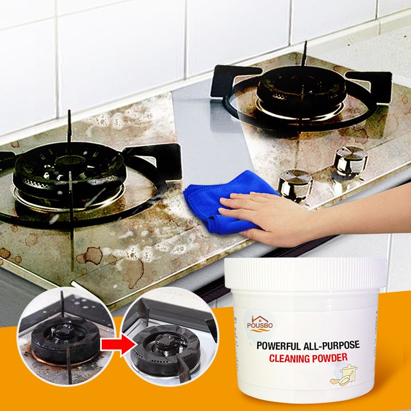 Potent kitchen powder cleaner