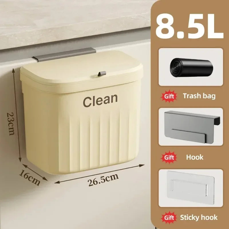 CleanBin™ - Wall-Attached Garbage Can