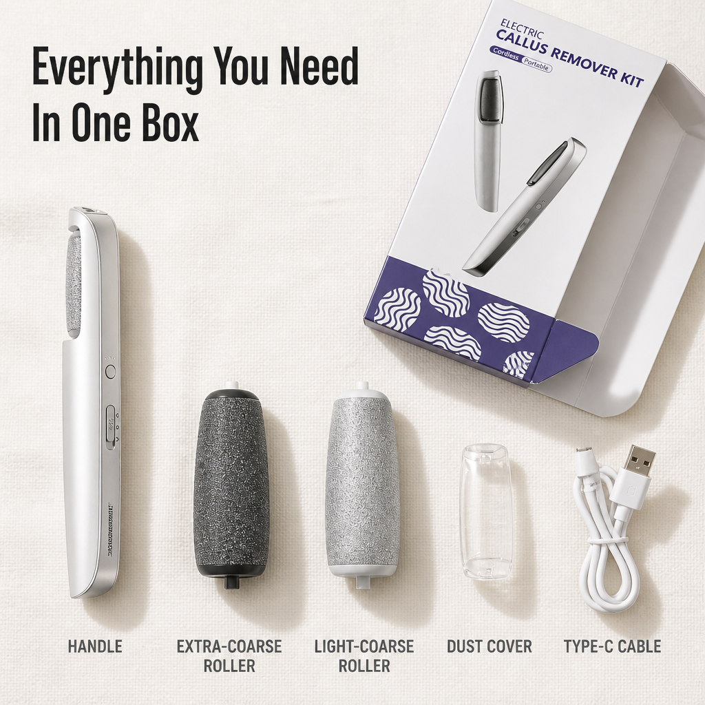 SoleRadiance™ — Erase Cracked, Calloused Heels at Home in Minutes