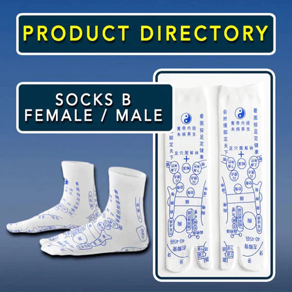 Acupressure Reflexology Massage Socks Set