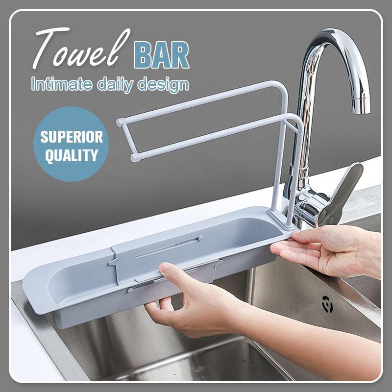 VersaDry™ Telescopic Sink Rack — Keep Your Kitchen Fresh, Dry, and Effortlessly Organized Every Day