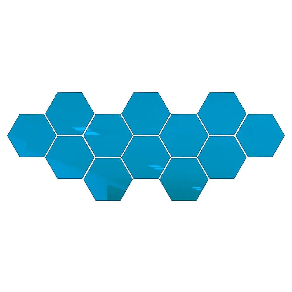Hexmirror™ | Hexagon-Shaped Mirror Wall Sticker | 50% OFF