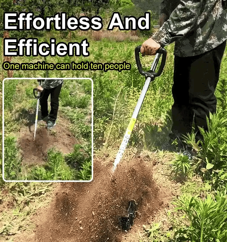 50% DISCOUNT | DigMaster | Soil flipping made easy! (Handle not included)