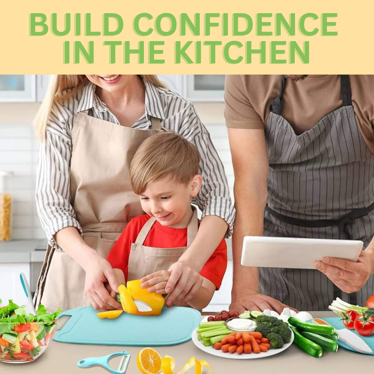 GlowzyKid™ — Spark Your Toddler’s Confidence and Creativity Safely in the Kitchen
