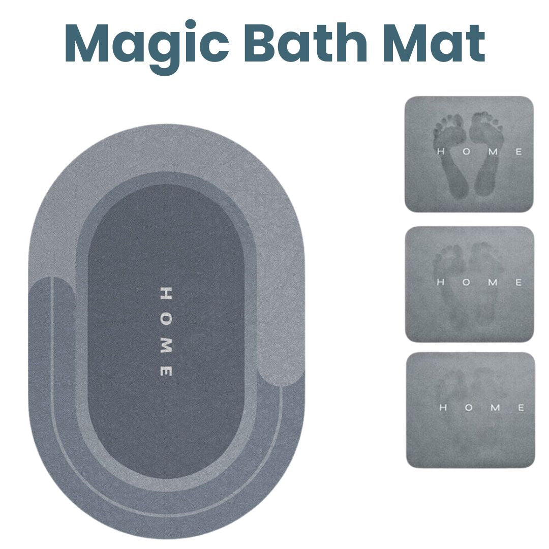 Magic Bath Mat - Highly Absorbent Non-Slip Mat