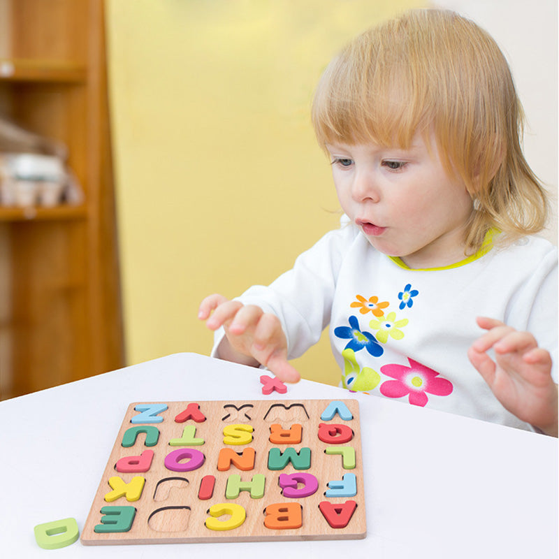 ABCMatch | Wooden Alphabet Number Shape Puzzle