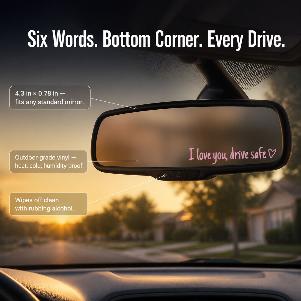 HeartBond™ — Make Their Rearview Mirror a Daily Reminder of Love