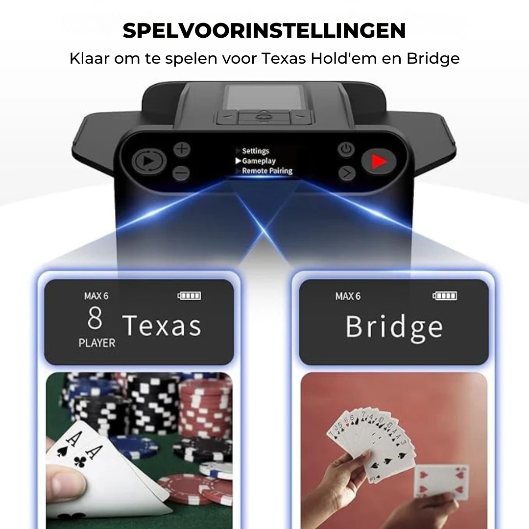 CardMaster™ Automatic Card Dealer & Shuffler