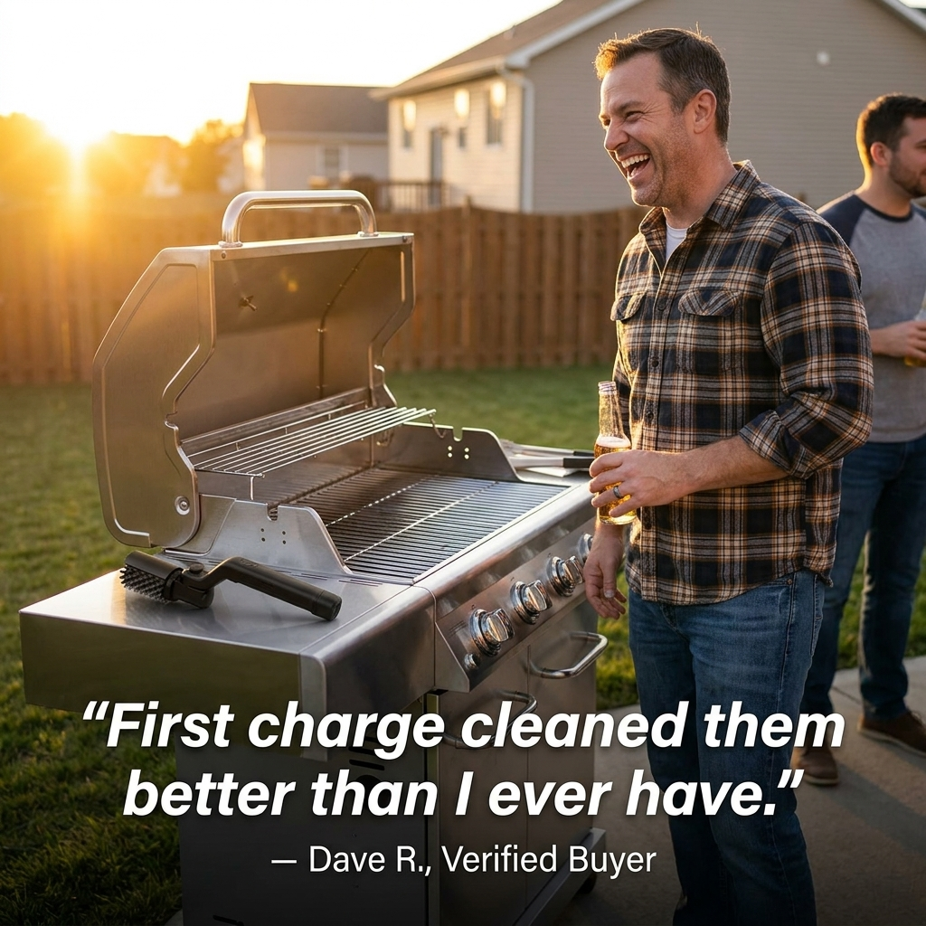 TurboGrillPro™ — Whirl Away Stubborn Grease Fast, No Scrubbing Needed