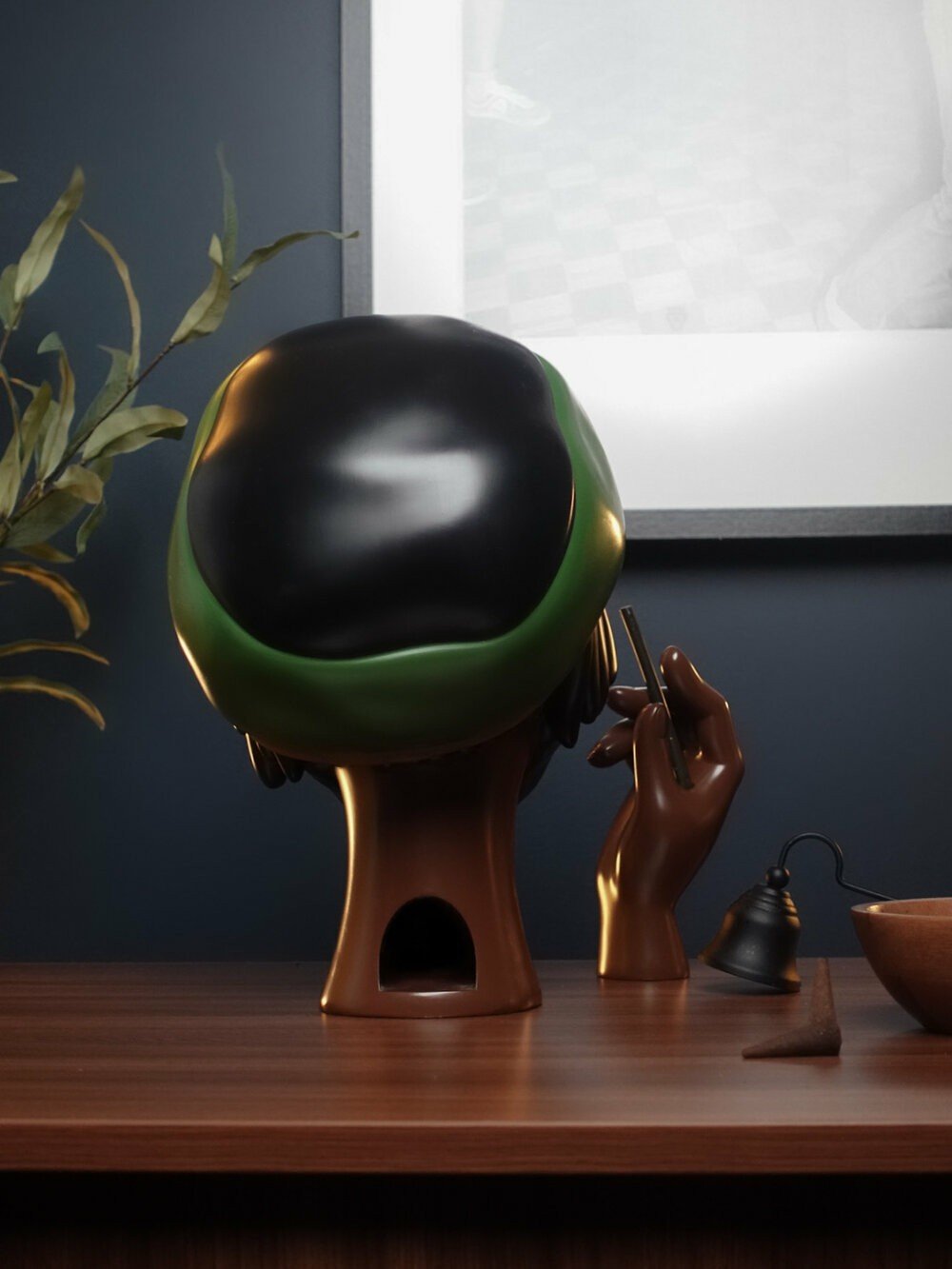 Zen Beauty | Exquisite Black Woman Head Incense Burner