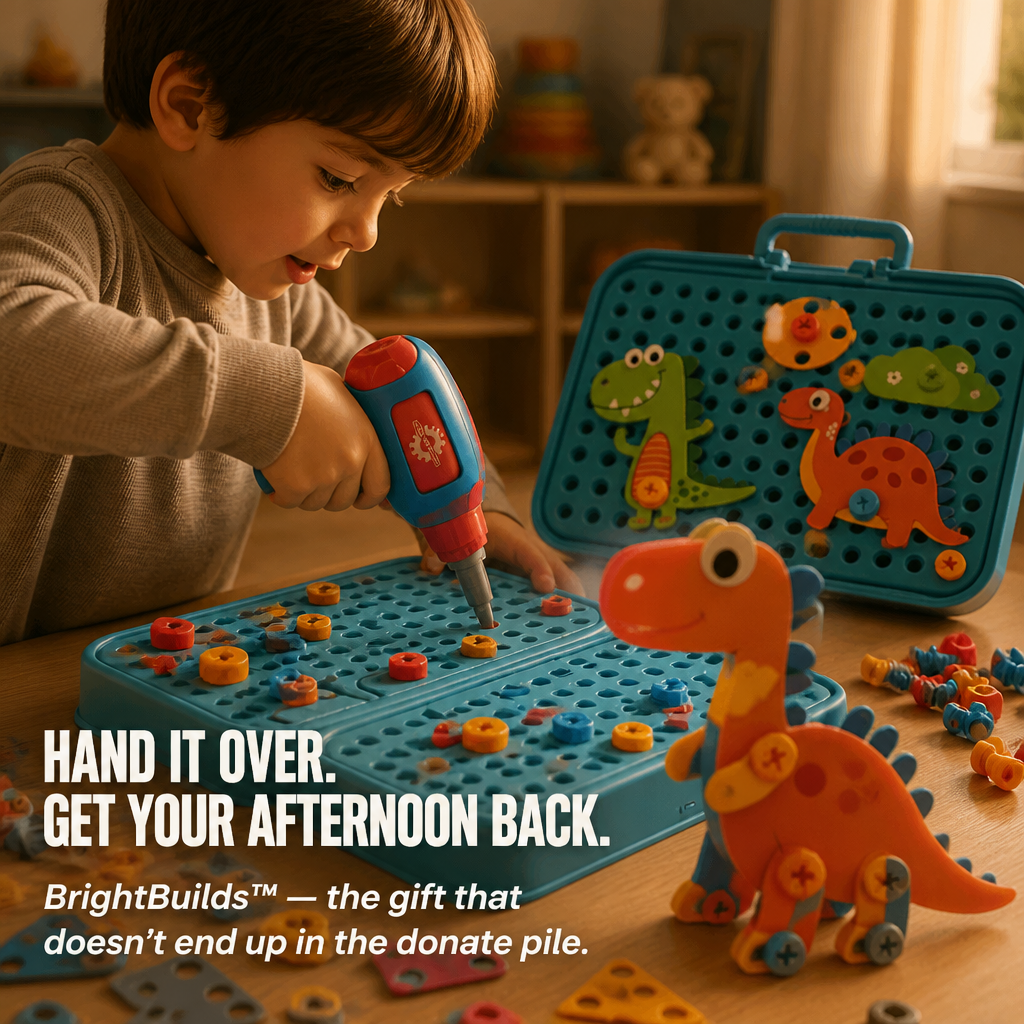 BrightBuilds™ — Trade Screen Time for 211 Pieces and an Authentic Working Drill