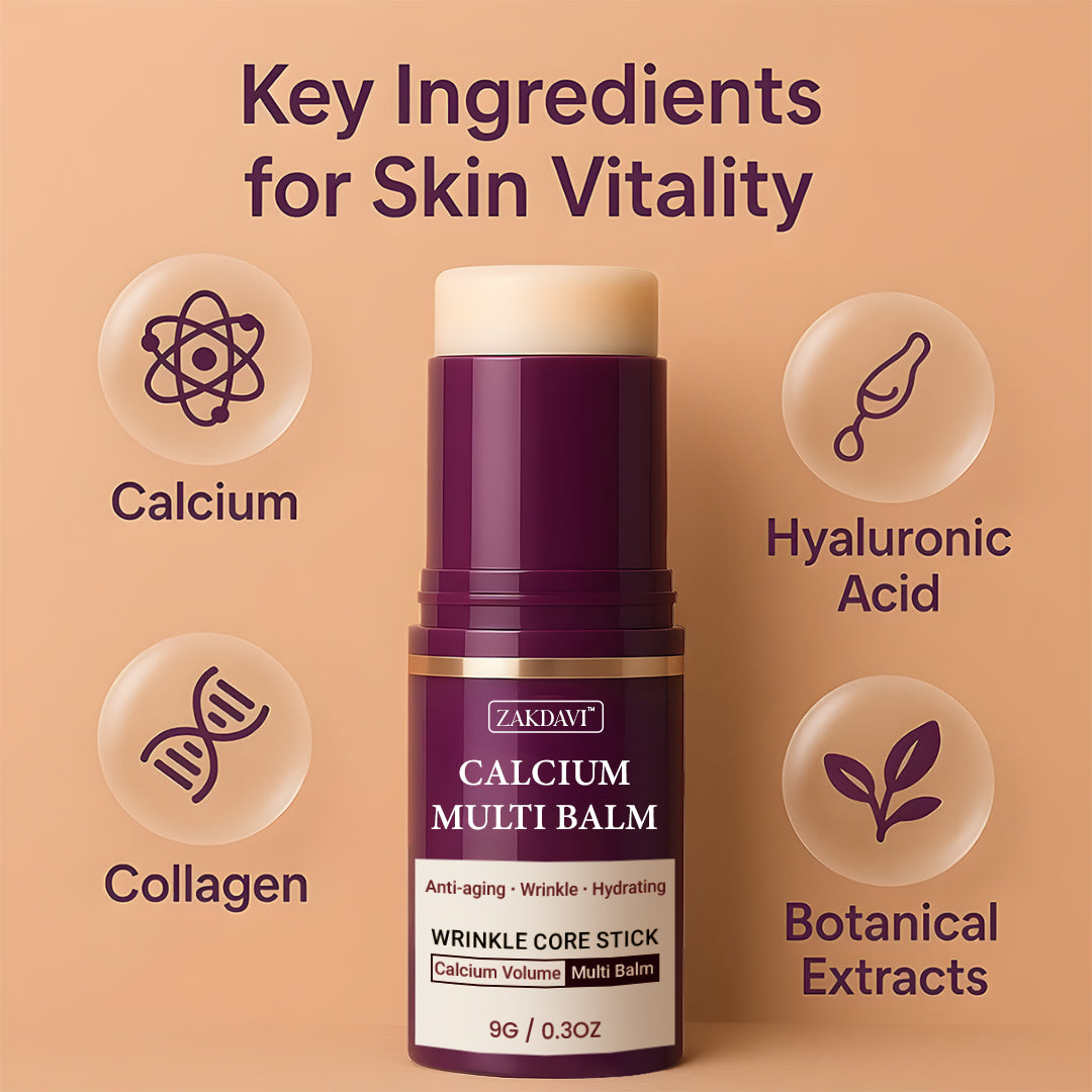 ✨ Zakdavi™ Calcium Multi Balm | Anti-Aging Stick Targeting Wrinkles, Sagging & Fine Lines ✨