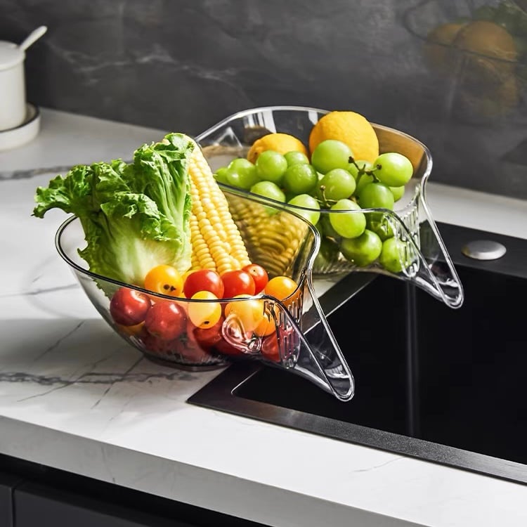 AquaDrain™ — Keep Your Produce Crisp, Fresh, and Spotless Every Time