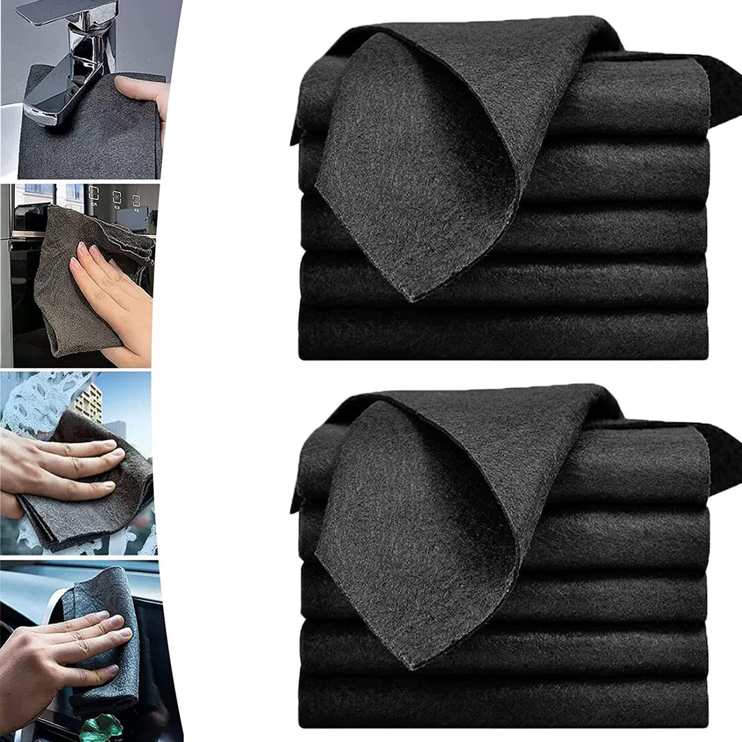 VividSheen™ Ultra Microfiber Cloths — Unlock Effortless Shine That Makes Every Surface Sparkle