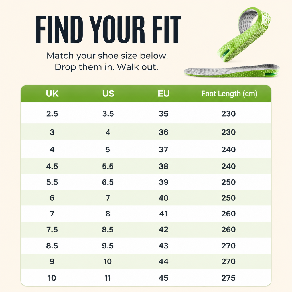 StepZure™ — Add 1.4 Inches of Height with Any Shoes You Already Have