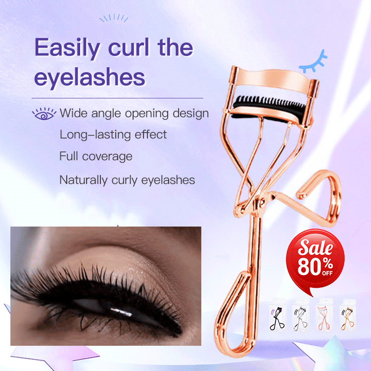 【LAST DAY SALE】New Eyelash Curler with Brush Makeup Tools (Buy One Get One Free)