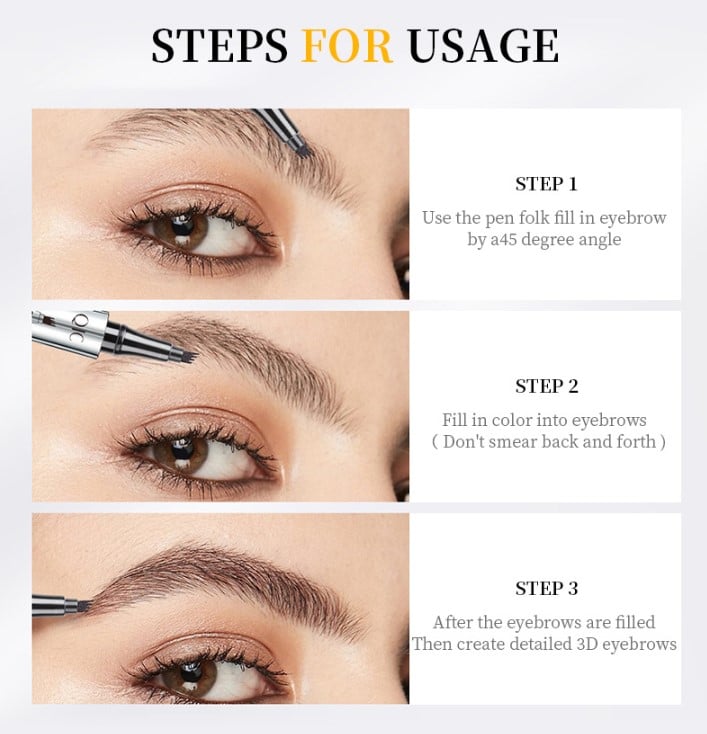 1+1 Free | Waterproof 3D Microblading™ Eyebrow Pencil