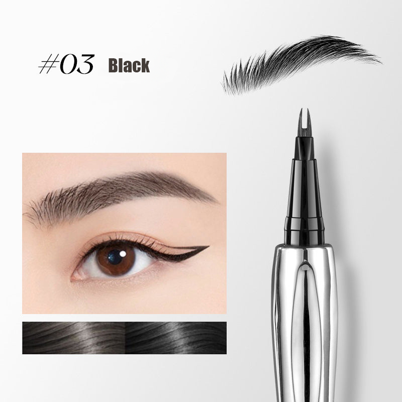 💖Buy One Get One Free💖2024 Enhanced Natural Waterproof Eyebrow Pen Featuring a Microfine Tip