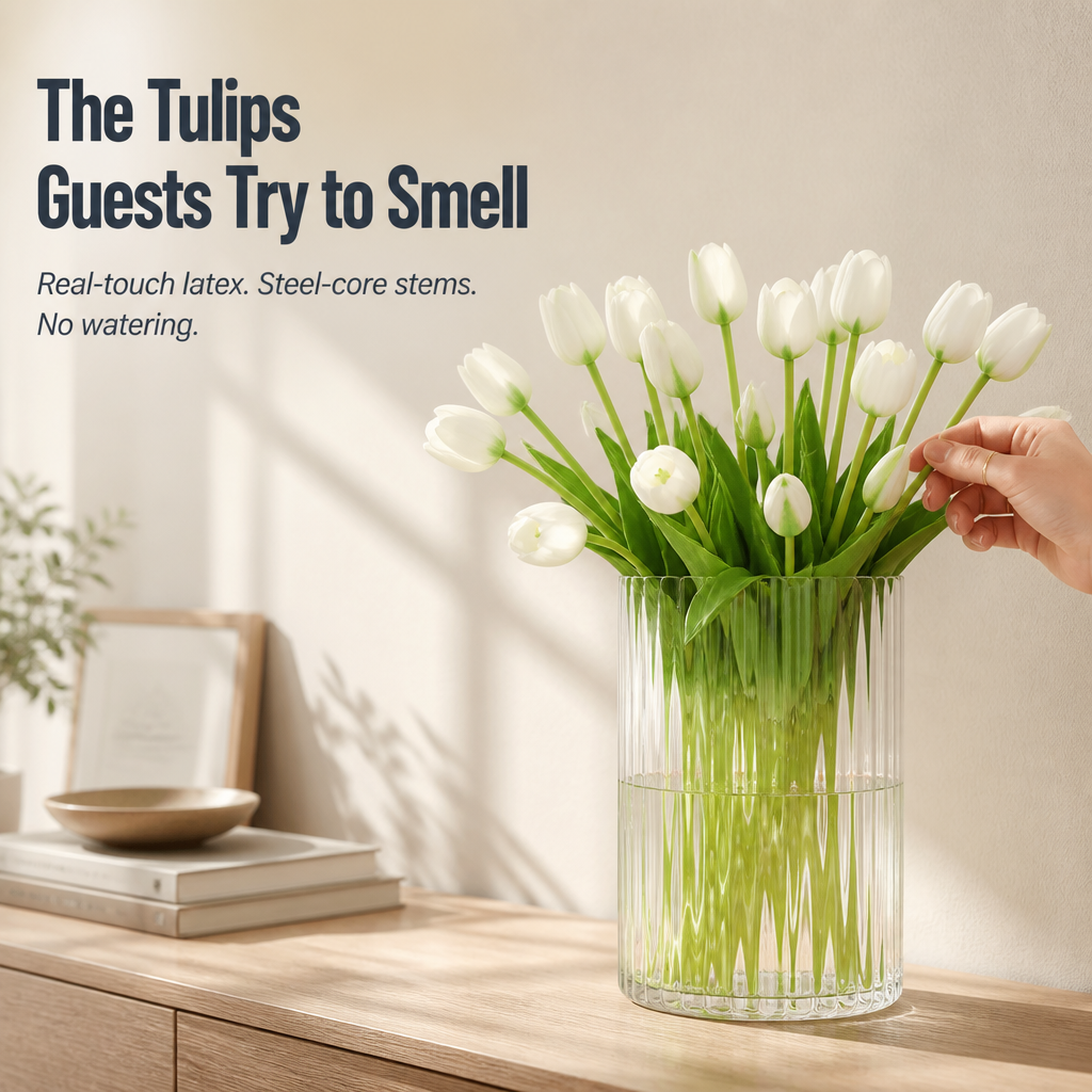 Everbloom™ — Feel the Difference with Real-Touch Tulips That Stay Fresh