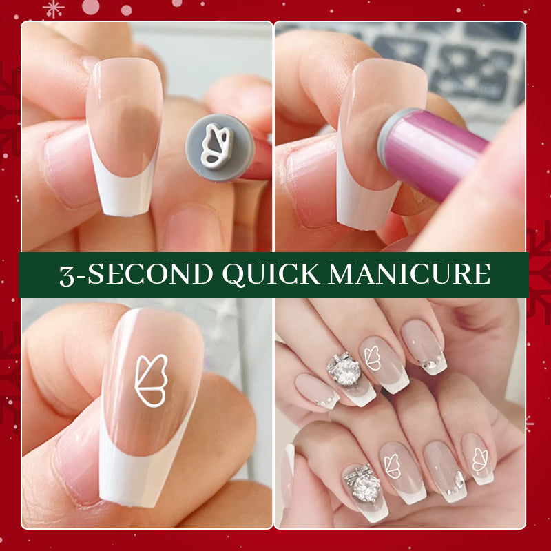 5+5 Free | Elite Nail Art Strips Quick Nail Design Stamping