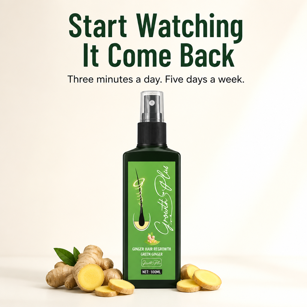 FollicleFire™ Ginger Boost Spray — Ignite Your Scalp’s Power and Watch Thinning Hair Fill In Fast