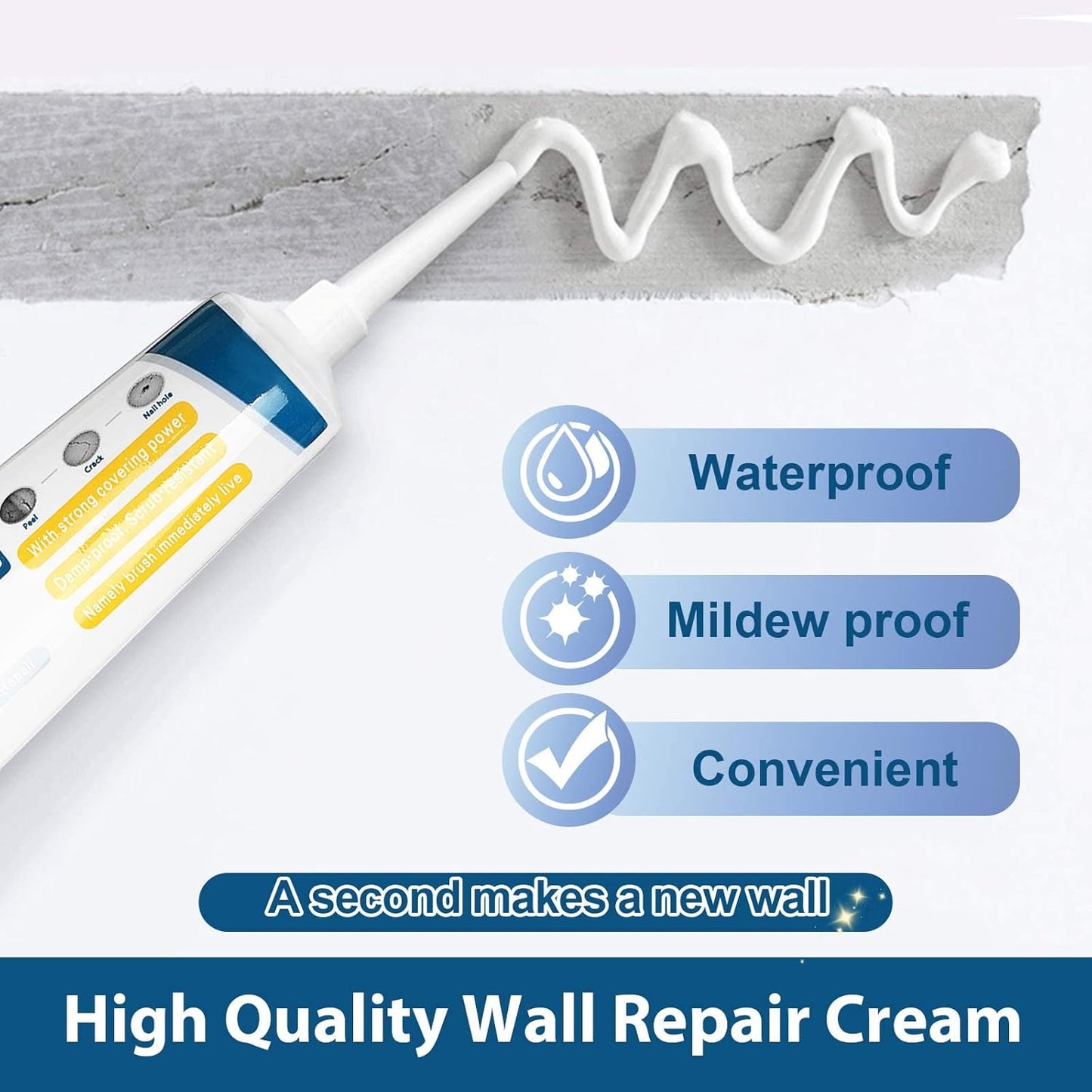 1 + 2 FREE TODAY | WallFixer | Instant wall repair cream