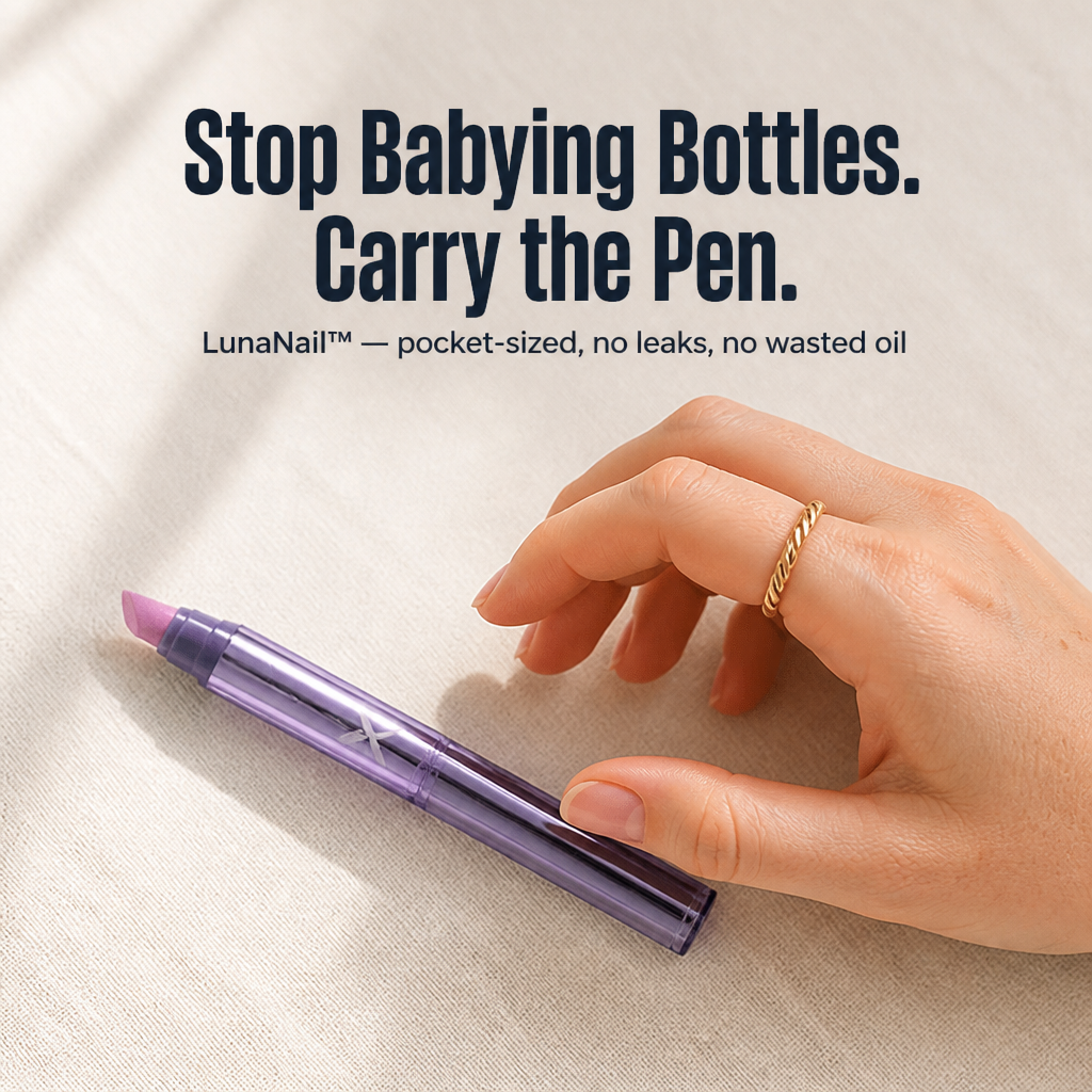 LunaNail™ — Trim, Nourish & Fortify Splitting Nails with One Compact Pen