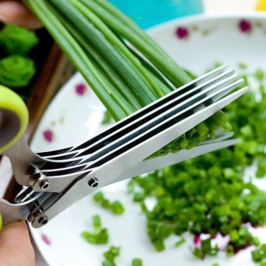 FlashSlice™ Herb & Veggie Shears — Slice Prep Time, Unlock Effortless Kitchen Mastery