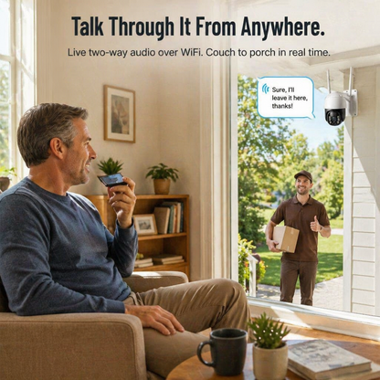 SolarSentry™ Wireless Outdoor Camera — Monitor Every Blind Spot Around the Clock, Wire-Free, Subscription-Free