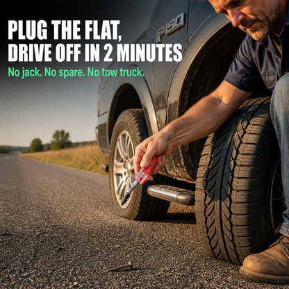 SlipMate™ — Insert Any Flat in 60 Seconds Without Tire Removal