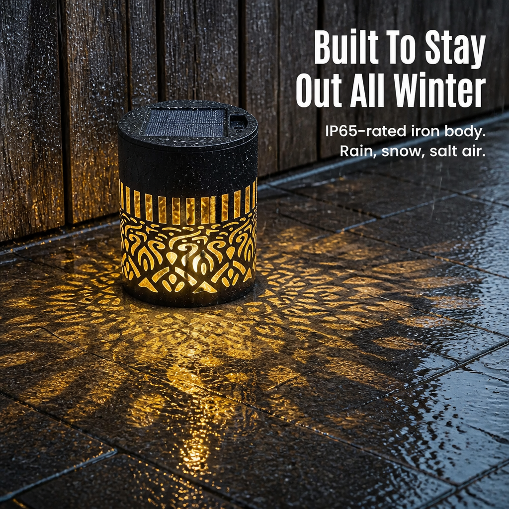 LumiMyst™ — Project Hand-Cut Mandala Lights onto Your Patio Walls Every Night