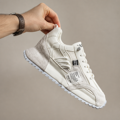 StridePro™ – Heritage Retro Running Sneakers in Suede & Mesh Blend
