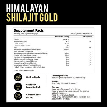 Himalayan Shilajit Chewable Gummies