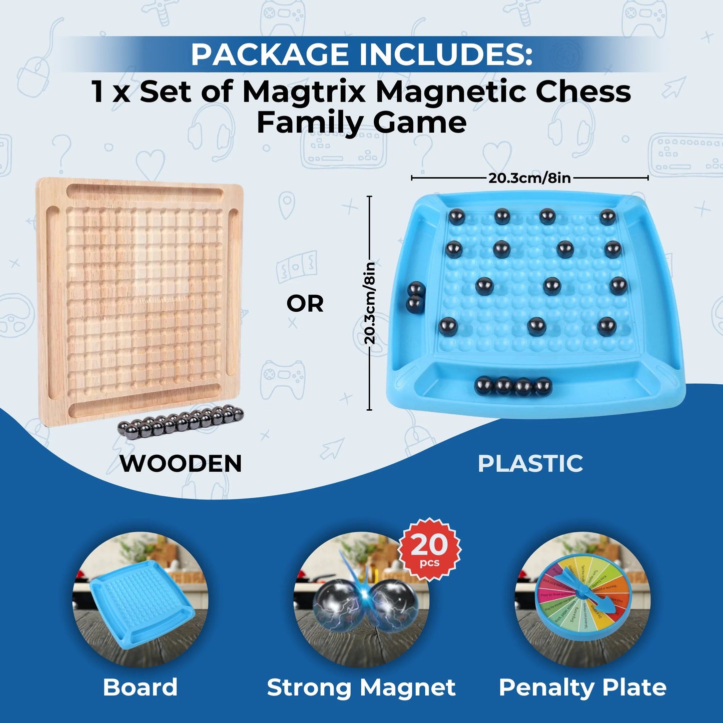 SchachMagnet™ Chess Challenge Portable Edition