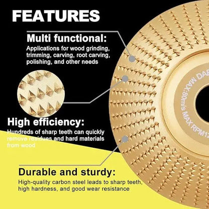 Wood Carving Discs Set for Angle Grinder – Accurate Carving & Grinding