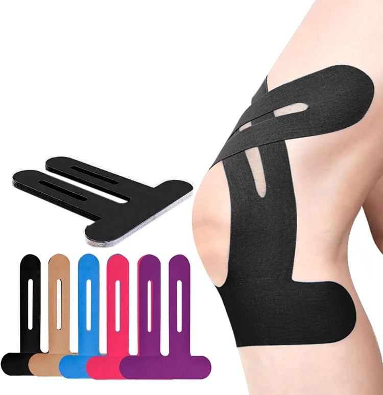 Knee Support Tape – Pre-Cut Kinesiology Strips for Active Joints