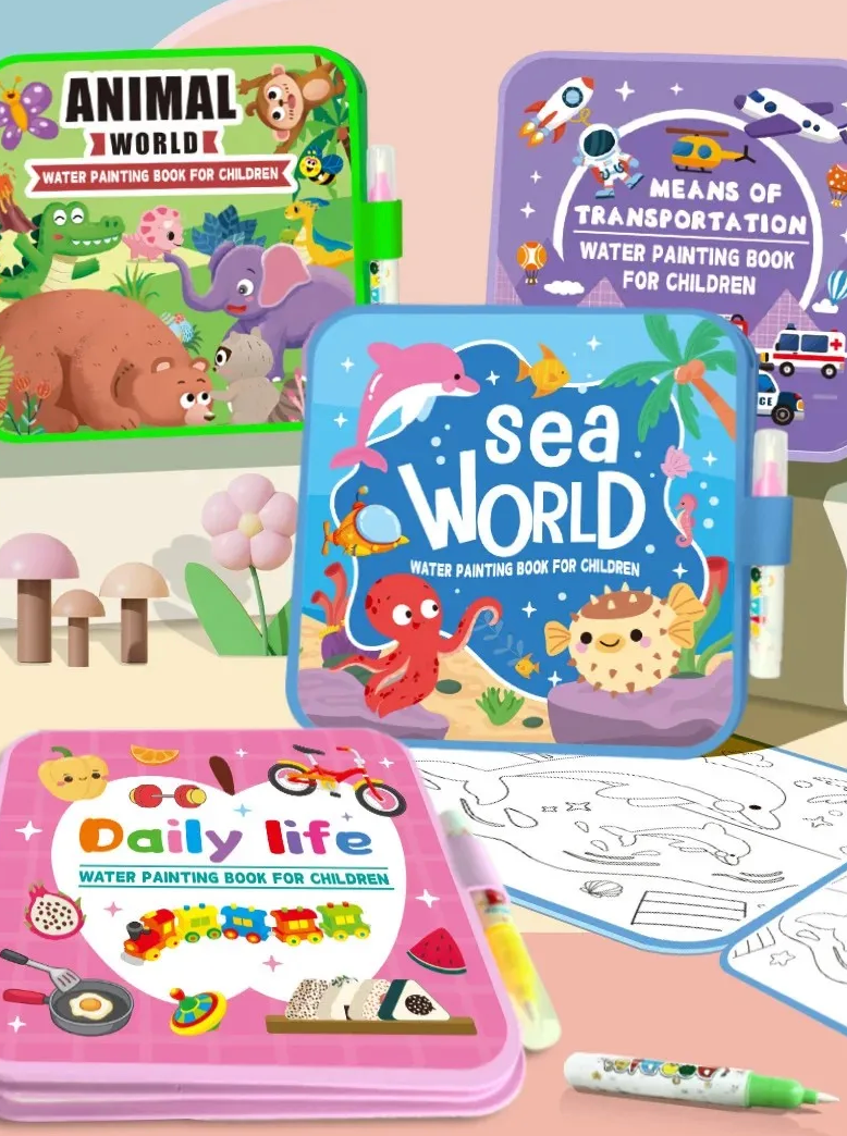 SplashNest™ — Ignite Your Child’s Imagination with Mess-Free, Magical Water Art Fun