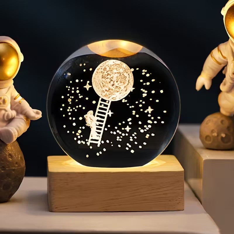 StellarAura™ Crystal Sphere — Ignite Wonder with a Mesmerizing Cosmic Glow That Transforms Your Space