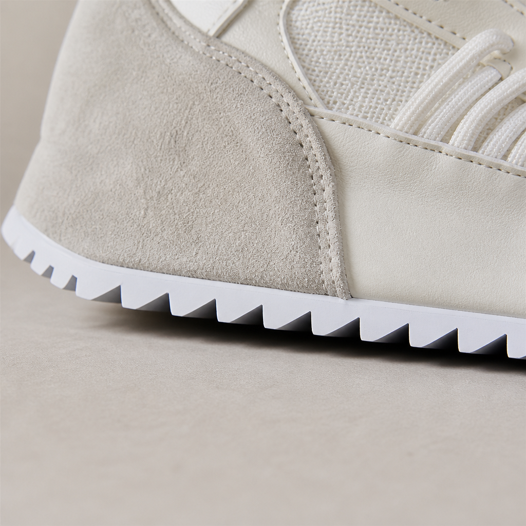 StridePro™ – Heritage Retro Running Sneakers in Suede & Mesh Blend