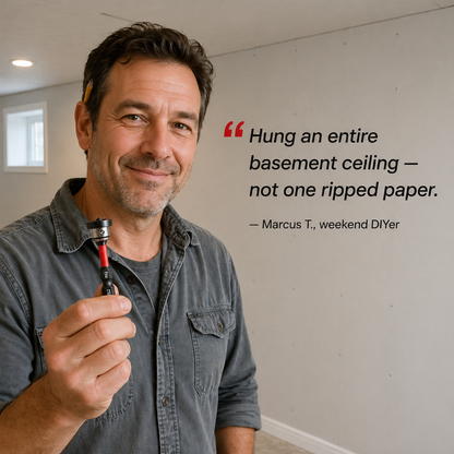 TitanDrive™ — Drive Every Drywall Screw Flush Without Cam-Out or Paper Tear