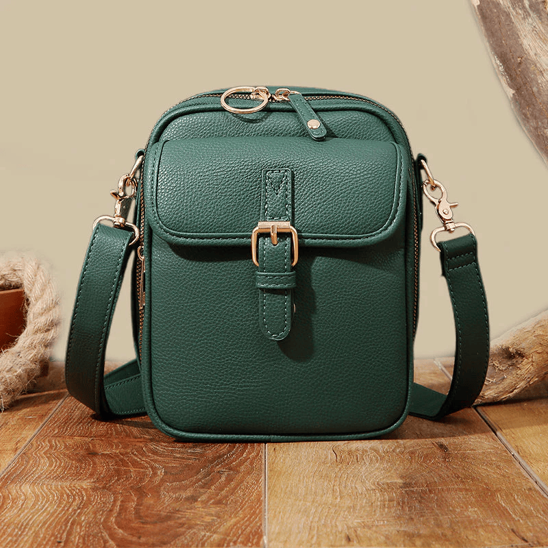 MirabellaStride™ Leather Crossbody — Effortless Style and Pain-Free Carry That Powers Your Day