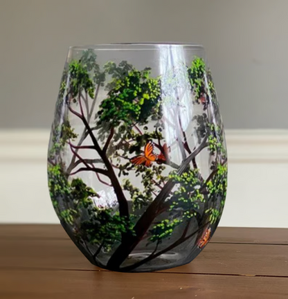 AuroraLeaf™ — Ignite Your Senses with Hand-Painted Seasonal Elegance and Unbreakable Joy