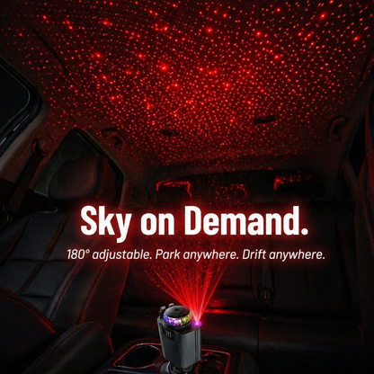 LumiVibe™ — Power, Fragrance & Star-Projection for Your Car from a Single Plug