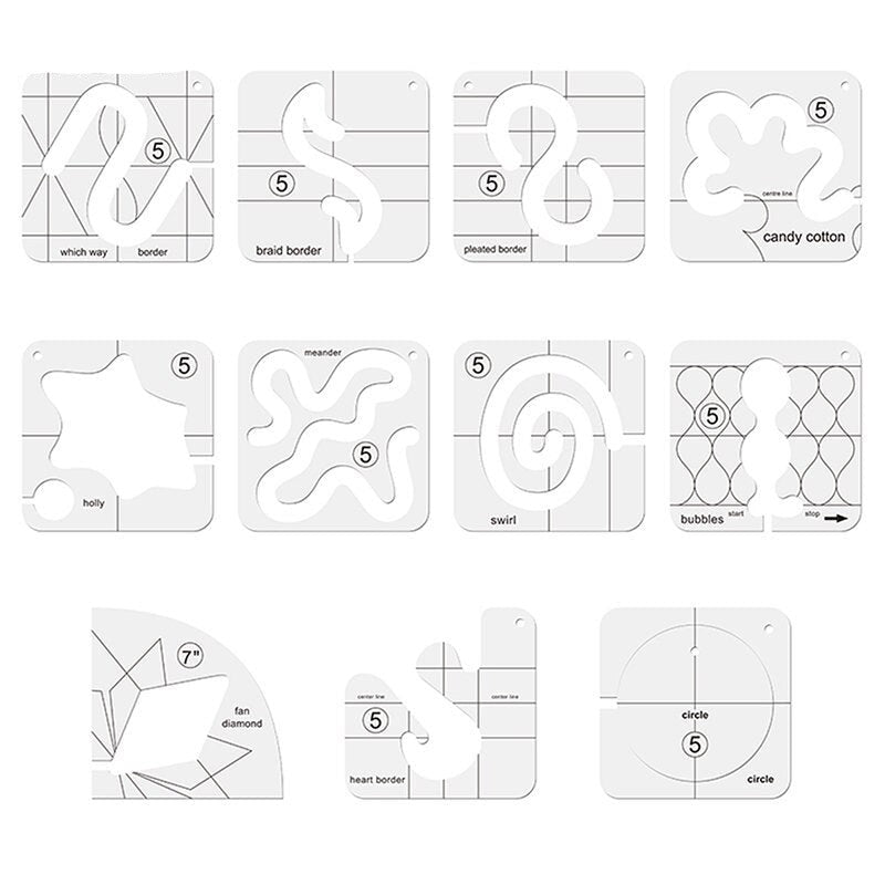 【FINAL DAY OFFER】Sewing machine templates