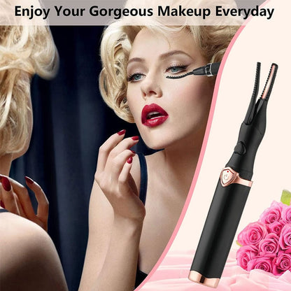 Voltique™ Heated Lash Curler — Effortless, All-Day Lash Lifts That Turn Heads