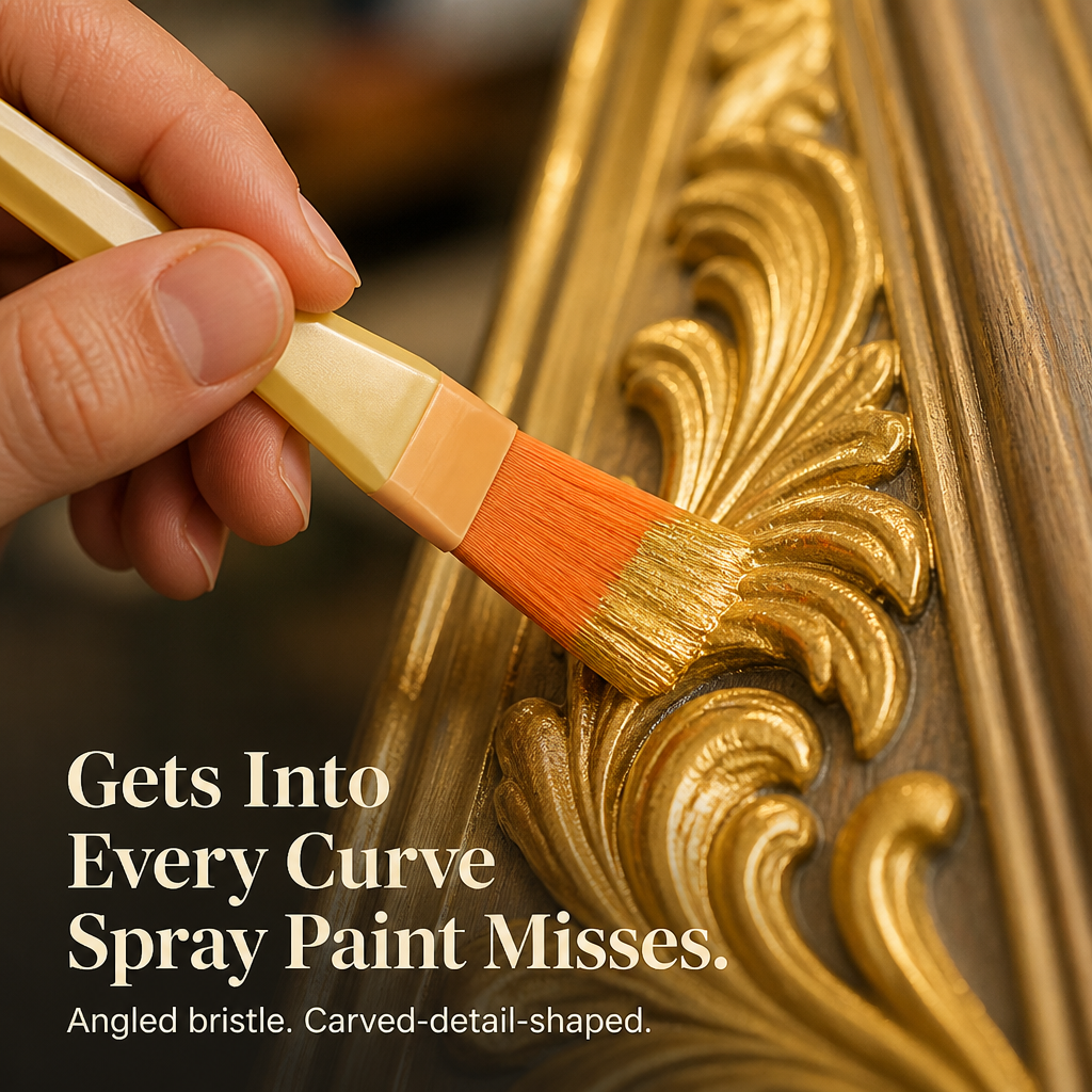 BrilliqueGlo™ — Paint On Gleaming Gold That Turns Thrift Finds Into Antiques